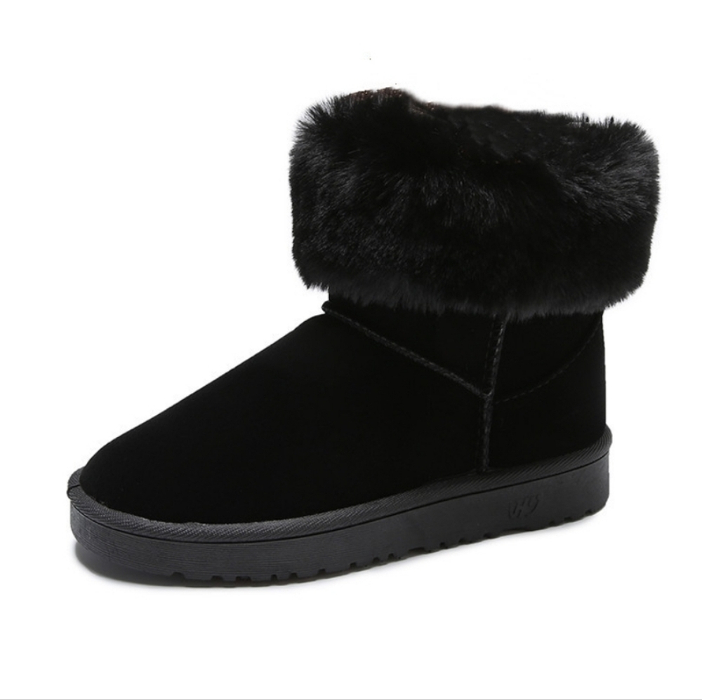 Winter Boots Women's Faux Fur Mid Calf Warm Snow Fashion